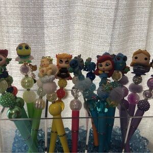 Handmade Colorful Character-Themed Pens